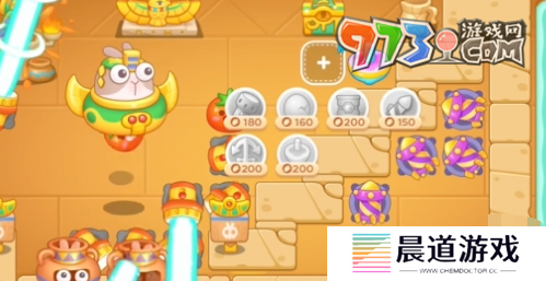 《保卫萝卜4》法老归来第112关通关攻略