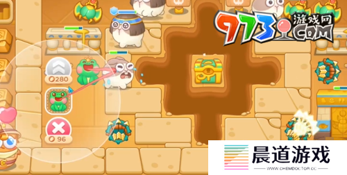 《保卫萝卜4》法老归来第110关通关攻略