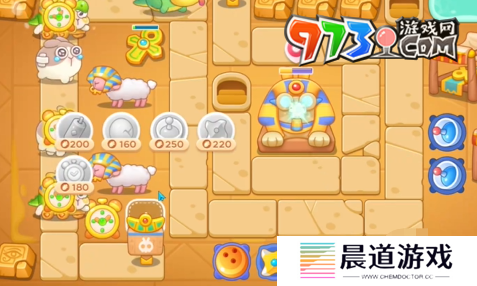 《保卫萝卜4》法老归来第106关通关攻略