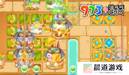 《保卫萝卜4》法老归来第102关通关攻略