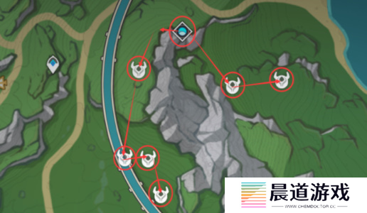 原神泡泡桔采集路线一览9